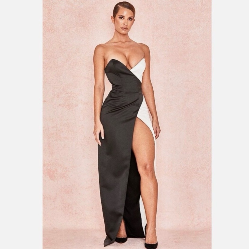 House of CB Clio Satin Dress